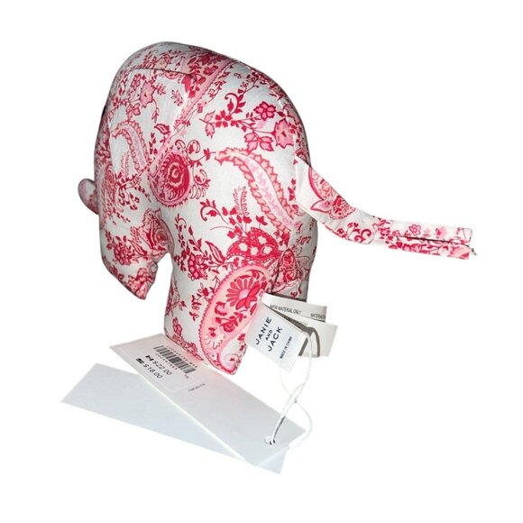 Janie & Jack Paisley Print Plush Cotton Elephant Doll - Picture 4 of 5